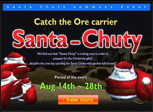 Santa-Chuty gives you Coooooool Events!